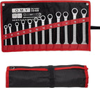 12pcs Wrench Set – Versatile Ratchet Wrenches for Efficient Automotive Repairs - Professional Grade Combination Wrench Set