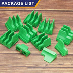 PATIKIL 46pcs Magnetic Wrench Organizer for Tool Box, Magnetic Modular Wrench Organizer Holder Toolbox Universally for 46 Tools Drawer Chest Ratcheting Offset Wrenches, Green