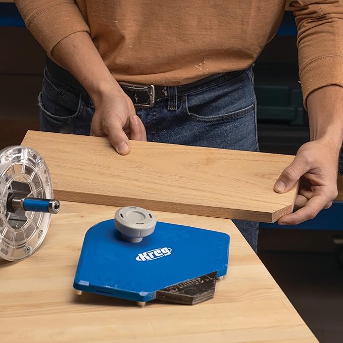 Kreg PRS1000 Corner Routing Guide Set - Corner Routing Guide - Use with Any Trim Router, Handheld Router, or Router Table - Router Woodworking Tool