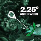 SK 1/2" Drive Ratchet Handle, 160-Position 2 Pawl Ratchet, Premium CR-V Construction, with Contoured Handle