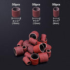 165pcs Rotary Tool Sanding Drums 600 grit,Sanding Drum Sander Bits Bands for Drill Accessories