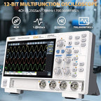 Digital Oscilloscope ADS804A 70 MHz Bandwidth OWON 4 Channel Oscilloscope with 12bits Vertical Resolution and 700,000 Wfms/s Waveform Capture Rate Oscillograph