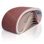 14 Pack Sanding Belts 4x36 Inch, 4x36 Belt Sander Sanding Belt Sander Paper 40/60/80/120/180/240/400 Grits Assortment Aluminum Oxide Sanding Belts for Belt Sander Knife Wood Metal Polishing