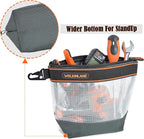 WELKINLAND 10-Inch Clear Tool Pouch Organizer - 4 Pcs Zipper Tool Bags