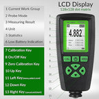 Digital Coating Thickness Gauge CM-208FN / Automatic Thickness Paint Meter for Steel and Aluminum with Resolution 0.001mils /0.1um (Fe/Al)