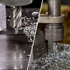 S&F STEAD & FAST Annular Cutter Set, 2 inch Depth of Cut, 7/8, 1-1/8, 1-1/4, 1-1/2, 1-3/4, 2" Cutting Diameter, 3/4 Weldon Shank, Mag Drill Bits Kit for Magnetic Drill Press