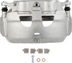 cciyu Front Left Brake Caliper Assembly w/Bracket 18B5073 For Ford For E-150/For E-250/For E-350 Super Duty/For E-450 Super Duty