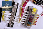 Blue Sea Systems 5035 ST Blade Fuse Block - Six Independent Circuits with Cover, 100 Amps
