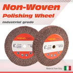 6 Inch Flap Wheel, Non-Woven Polishing Wheel (Grit120)