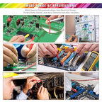 30PCS Back Probe Kit Automotive with Banana Plug Test Leads, Copper Alligator Clips, Insulation Wire Piercing Probes & Stainless Steel Back Probe Pins, Multi-Angle Diagnostic Test Wires for Car Repair
