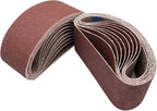 18 PCS 2-1/2 x 16 Inch Belt Sander Sanding Belts, 80 Grit Aluminum Oxide Abrasive Belt for 2.5x16 Belt Sander (2.5x16in,80 Grit)