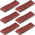 6 x 48 Sanding Belts, 120 Grit 6x48 Aluminum Oxide Sanding Belt, Belt Sander Paper for Wood & Paint Sanding, 6 Pack(6x48in, 120 Grit)