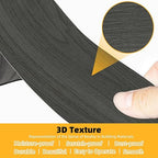 GSCIT Club Dark Walnut Wallpaper, 2.4 inch X 15ft Self Adhesive Wood Grain Repair Tape Dark Walnut Repair Patch for Tables, Chairs, Baseboards, Doors, Windows, Floors, Handicraft DIY.