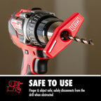 BullseyeBore Core CR1-100 Drill Guide for Straight Holes - Magnetic Drill Attachment with Efficient Red Laser for Visual Worksurface Alignment - Compatible with Common bits from 2” to 5”