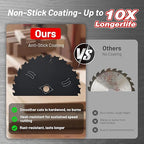EZARC 7-1/4 Inch Circular Saw Blades 60T - Ultra Finish Wood Cutting Blade, Ultra-Thin 1.5mm Kerf, Non-Stick Coating, 2 Pack
