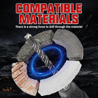 CSOOM SDS Plus Rotary Hammer Drill Bit 5/8"x12.2", Professional Concrete Drill Bit for Concrete, Brick, Stone and Cement Walls