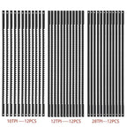5-Inch Scroll Saw Blade Pin End Replacement 36Pack for Wood, High Carbon Steel(28TPI, 12 TPI, 10TPI 12pcs Each)
