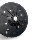 SIGNI 5 Pack SiC Plastic Back Grinding Wheel for Granite/Marble/Concrete and Glasses (7 INCH, 8 GRIT)