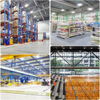 10 Pack 300W UFO Led High Bay Light,120VAC,5000K Daylight Commercial Bay Lighting,IP66 Waterproof,45050LM,1300W MH/HPS with Plug Area Light for Warehouse/Shop/Workshop/Barn/Gym/Factory