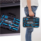 29Piece MECHMAX Magnetic Screwdriver Set with Assorted Bits Includes Phillips, Slotted, Star, Hex & Square Bits, Features Magnetizer/Demagnetizer & Storage Case, Hand Tool Kit for Home Repair
