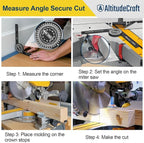 Miter Saw Crown Stops, Fits DW702, DW703, DW706, DW708, DW712, DW713, DW715, DW716, DW717, DW718, DWS780 – Woodworking Guide for Precise Cuts