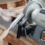 BG-GJ Set Complete Grinding Jig System for Wood Chisels, Grind Sharpening System for 8 Inch Grinders to Sharpen Lathe Turning Tools, Chisels, Skews, Bowl Spindle Gouges.