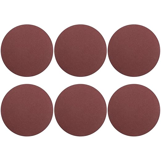 HARFINGTON 15 Pcs 8 Inch Sanding Disc 150 Grit Hook and Loop Sandpaper Random Orbital Sander Pads for Woodworking Automotive Metal Polishing