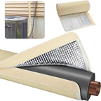 3 Layers HVAC Copper Pipe Insulation Cover Protector,Flexible AC Copper Line Insulation Sleeve,600D Oxford 72x10.2 Inch AC Pipe Insulation Wrap for Outside Central Air Conditioning Splits Khaki