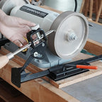 BG-GRIND4 4PCS Set Complete Grinding Jig System for Wood Chisels, Grind Sharpening System to Sharpen Lathe Turning Tools, Chisels, Skews, Bowl Spindle Gouges etc.