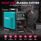 Plasma Cutter, [Pilot Arc][Large LED Display][Air Sensor] 50A bestarc Plasma Cutter Machine 110/220V Dual Voltage, 1/2 Inch Clean Cut 3/4 Inch Max Cut, Post Flow Mesh, 2T/4T for Beginners DIY