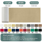 Canvas Repair Tape, 4×63 Inches Flaxen Waterproof Self-Adhesive Patch for Outdoor Gear, Durable and Weatherproof Fabric Tape for Boat Covers,Couch,Tents,Sofas,Sun Shades, Awnings, and Lounge Chairs