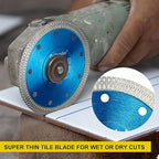 GoYonder Super Thin 4.5" Grinder Blades Tile Blade, Diamond Saw Blade for Cutting Porcelain Tiles Granite, 115mm Tile Cutting Blade for Angle Grinder