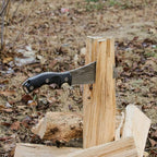 11 Inch Hatchet with Sheath, Small Compact Machete Axes, Fixed Blade Full Tang Camping Tactical Knife for Woodworking, Garden Machete Axe with Sheath for Bushcraft Yards Bushes Wood, A4SL
