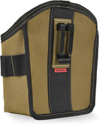 Tool Pouch Nails Screws Bag with Belt Clip (XL, Khaki)