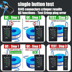 NOYAFA Network Cable Tester for RJ45, RJ11, RJ12 /Cat5, Cat5e, Cat6, Cat6a, Cat7, Phone Line Cat3, Ethernet Tester, LAN Cable Test Tool (Black)