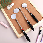 12 Pcs Telescoping Inspection Mirror Retractable Mechanical Mirrors Long Handle Under Vehicle Telescoping Mirrors Extendable 360 Rotation Detection Mirror for Mechanics Contractors Technicians