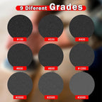 20PCS 3 x 4 Inch 800 Grit Sanding Sponge, Ultra Fine Sanding Sponges Pads, Soft Foam Hand Sanding Block Dry Wet Sandpaper Blocks for Model Drywall Metal Wood Furniture Polishing