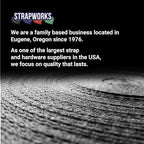 Lightweight Polypropylene Webbing - Poly Strapping for Outdoor DIY Gear Repair, Pet Collars, Crafts – 3/4 Inch by 10, 25, or 50 Yards, Over 20 Colors