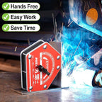 Spurtar Switchable Welding Magnets 90lbs Welding Clamps On Off Magnet Holder, Heavy Duty Hexagon Clamp Tools and Accessories Multi-Angle