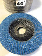 SIGNI T29 4.5" x7/8" Premium Zirconia Abrasive Flap disc for Angle Grinder Sanding, Stock and Rust Removal, Finishing, Grinding, Deburring (4.5 inch T29 40#)