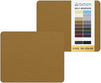 KING MOUNTAIN Canvas Repair Patch 9 x11 Inch 2 Pcs Self-Adhesive Waterproof Fabric Patch for Sofas, Tents, Furniture,Tote Bags, Car Seats (Yellow Brown)