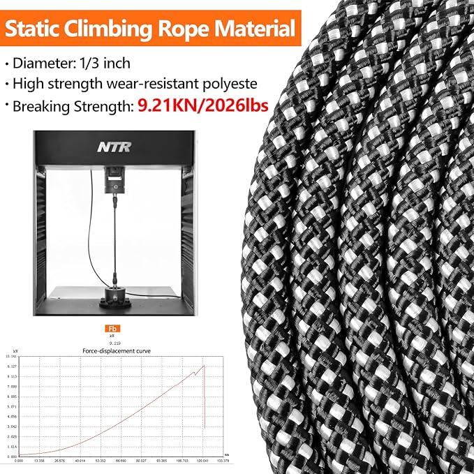 NTR Heavy Duty Dog Leash,8FT Rope Leash for Dog Training with Swivel Lockable Hook,Reflective Threads and Comfortable Handle,Dog Lead for Walking,Hunting,Camping for Medium and Large Dog (Black)