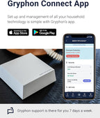 Gryphon Guardian Parental Control Router & Mesh WiFi System Up to 5,400 Sq ft Coverage WiFi Router Malware Secure Router Home Protection & Security AC1200 DualBand Wireless Extender Smart Home 3 Pack