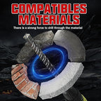 CSOOM SDS Plus Rotary Hammer Drill Bit 1-1/4"x18.11", Professional Concrete Drill Bit for Concrete, Brick, Stone and Cement Walls