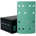 3" x 5" (80mm x 133mm) 14-Hole 220 Grit Sanding Sheets - Fits Festool RTS 400 & Mirka Deos 353 - Heavy-Duty Hook & Loop Film Abrasives - Sandpaper for Sheet Sanders - 50 Pack Box