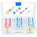 Wirefy 110 PCS Solder Seal Wire Connectors Kit - Heat Shrink Wire Connectors Kit - Waterproof Solder Sleeves - Self Soldering Wire Connectors - Set 26-10 AWG | Wire Butt Connectors Heat Shrink