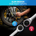 TOOLGUARDS 17mm Wrench - Ratcheting Wrench - Slim Profile - Ratchet Wrench - 100% Lifetime Satisfaction Guarantee