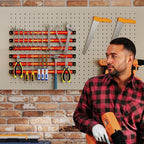 Goplus 6PCS 18" Magnetic Tool Holder, Magnetic Tool Holder Strip, Heavy Duty Magnetic Tool Bar,Space Saving Metal Tool Organizer Rack,Tool Magnet Bar for Workshop Garage, 176LBS Total Capacity