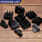 PATIKIL 46pcs Magnetic Wrench Organizer for Tool Box, Magnetic Modular Wrench Organizer Holder Toolbox Universally for 46 Tools Drawer Chest Ratcheting Offset Wrenches, Black Red