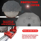 6880W Electric Concrete Wall Cutter 16" Cut Depth Reinforced Concrete Saw with Guide Rail Wet/Dry Cutting for Brick Stone & Masonry 300RPM 220V (Including a 39.4" Diamond Saw Blade)